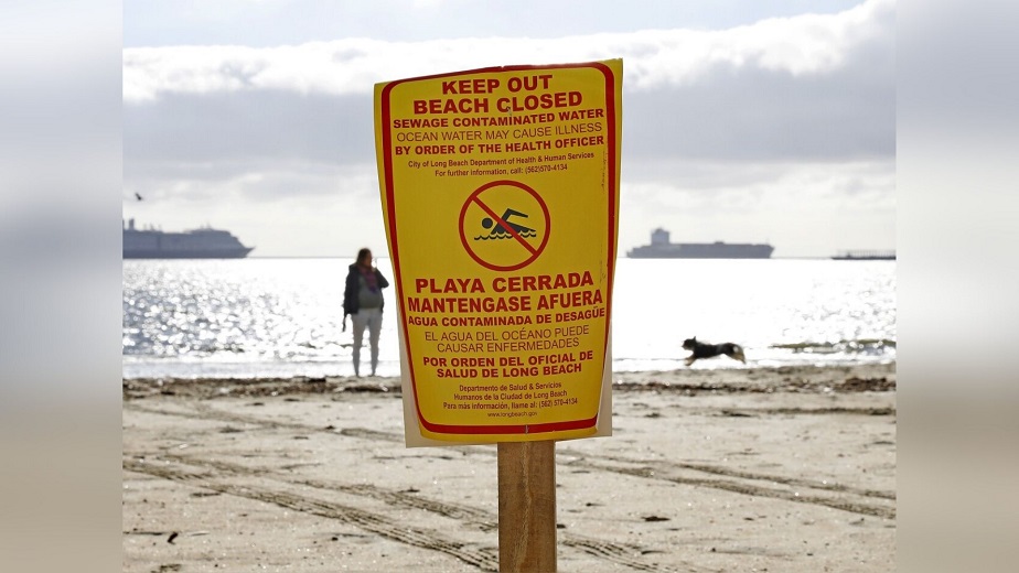 Swimming areas in Long Beach shut down as precaution after sewage